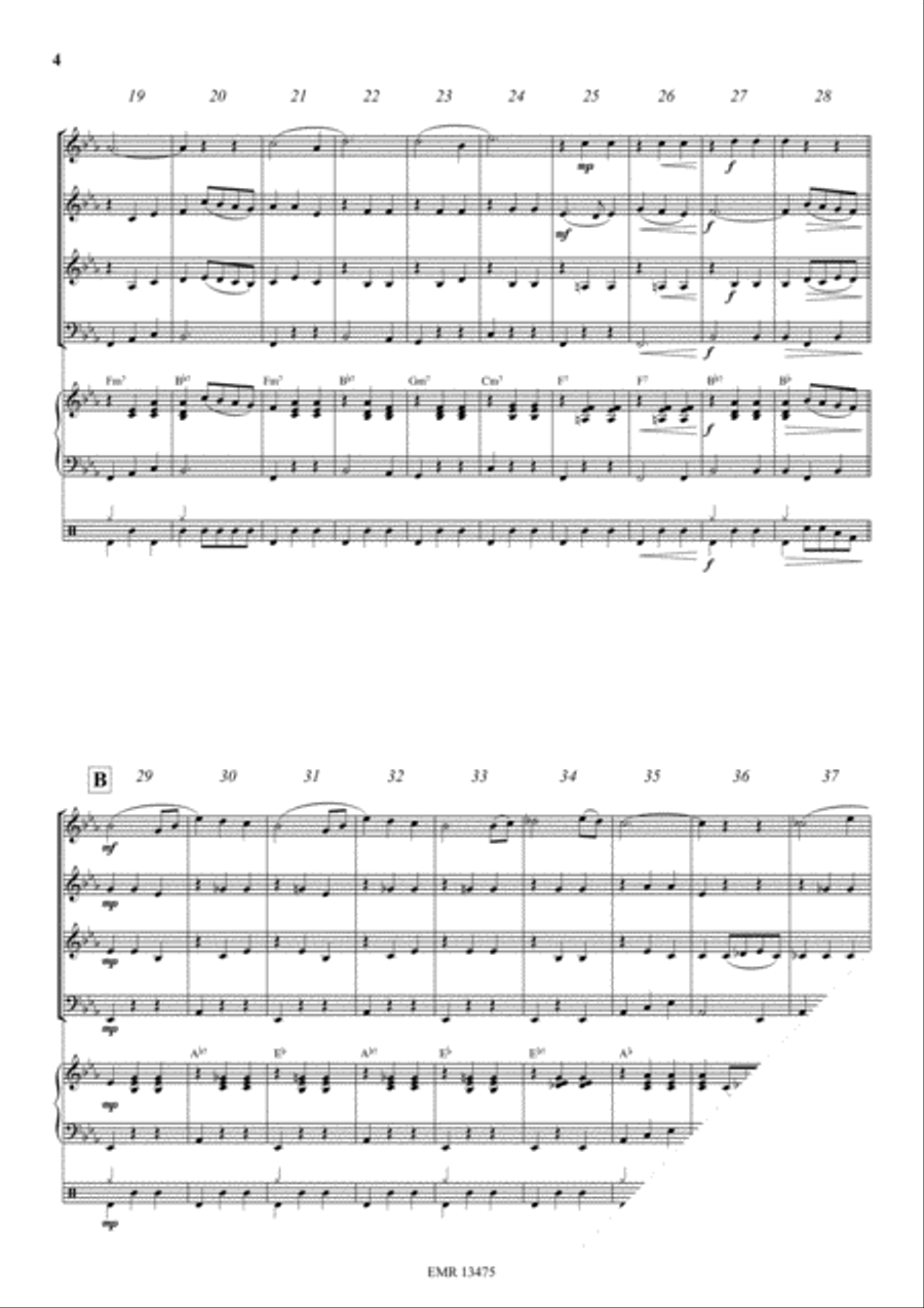 Waltz For Daisy Woodwind Quartet scores gallery preview page 4