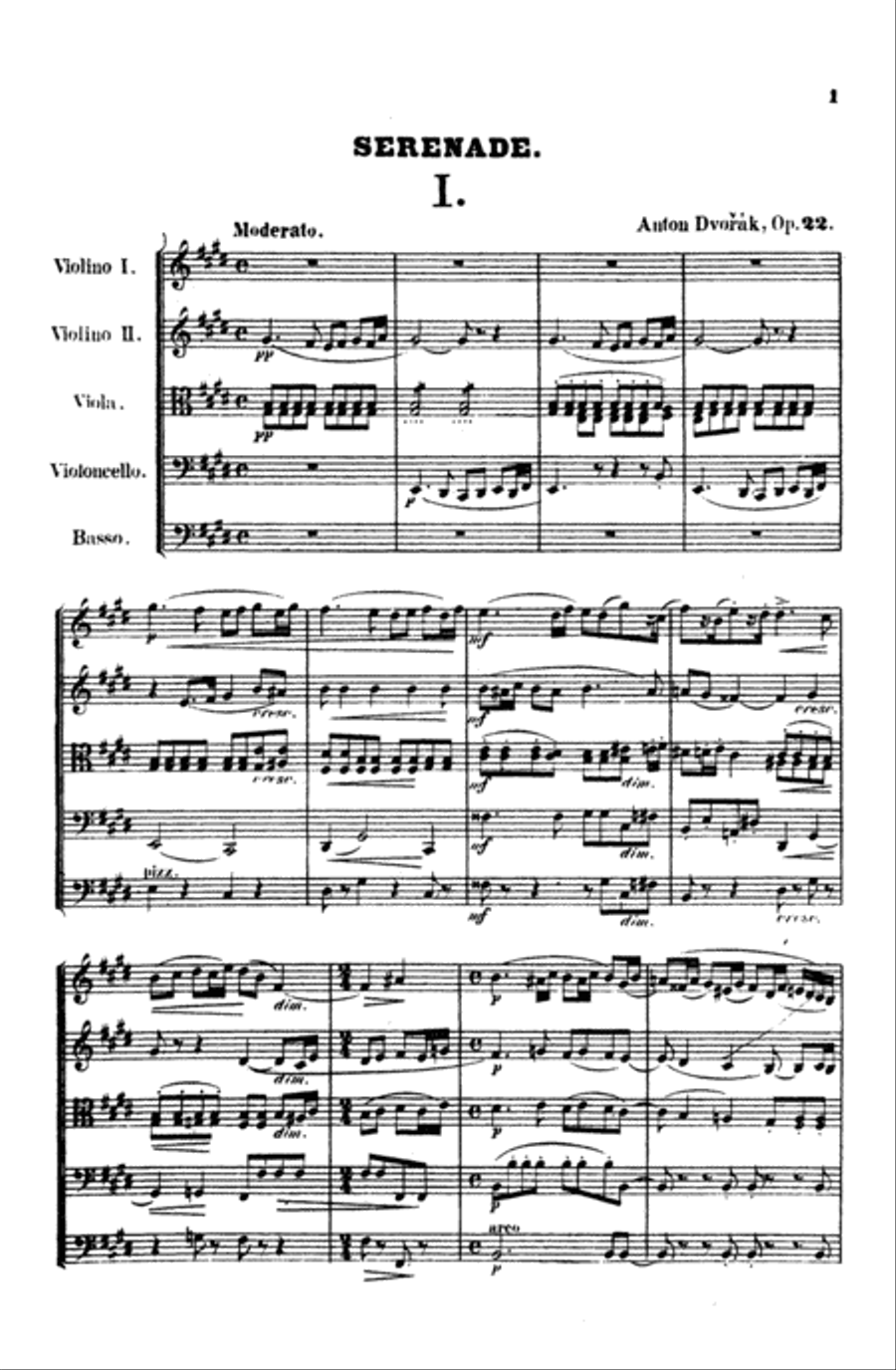 Serenade for Strings, Op. 22 String Orchestra scores gallery preview page 4