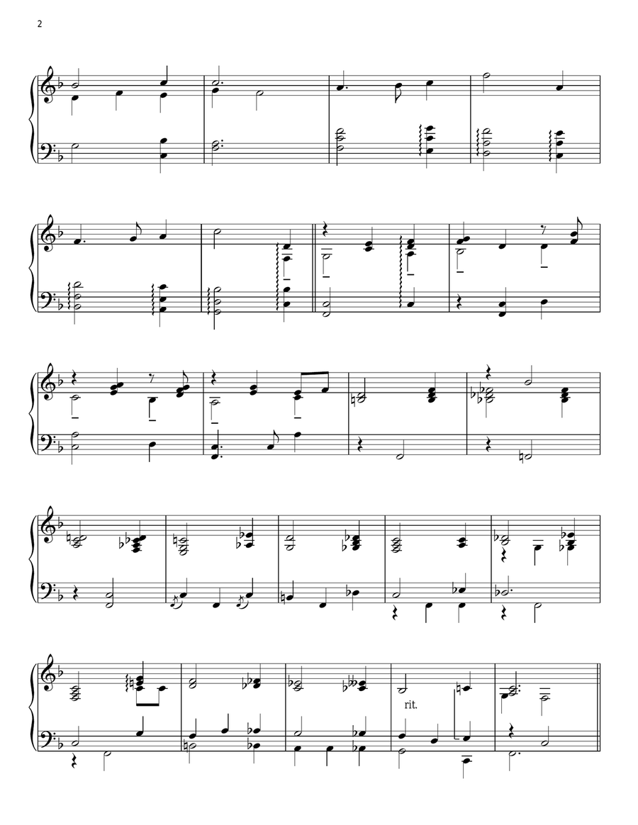 Balulalow Balulalow Piano Solo scores gallery preview page 2