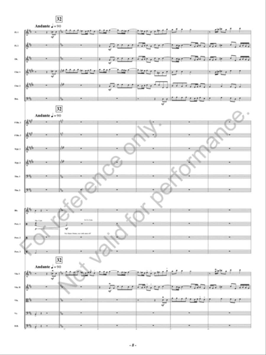 Patapan Patapan Concert Band scores gallery preview page 9