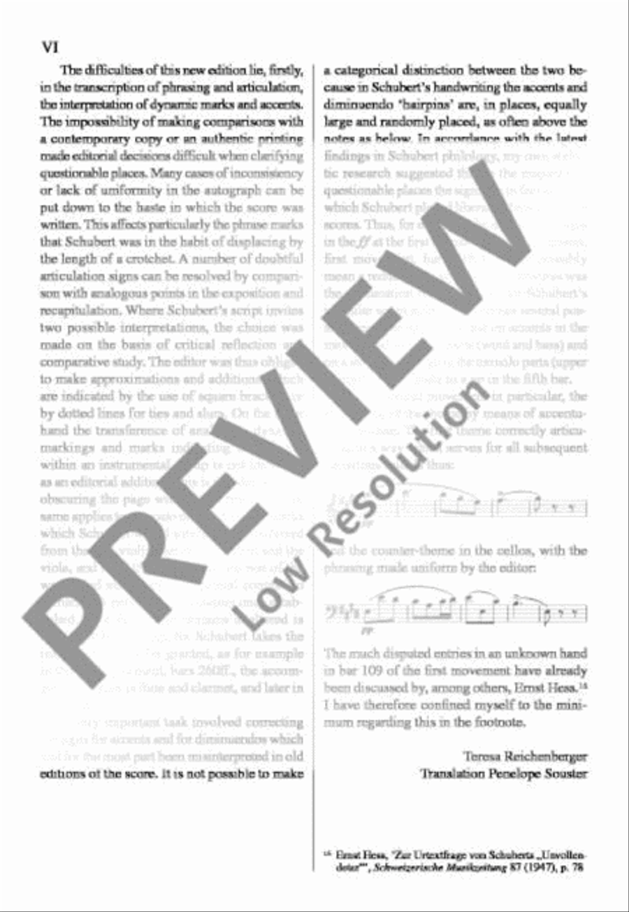 Symphony No. 8 B minor Orchestra scores gallery preview page 7