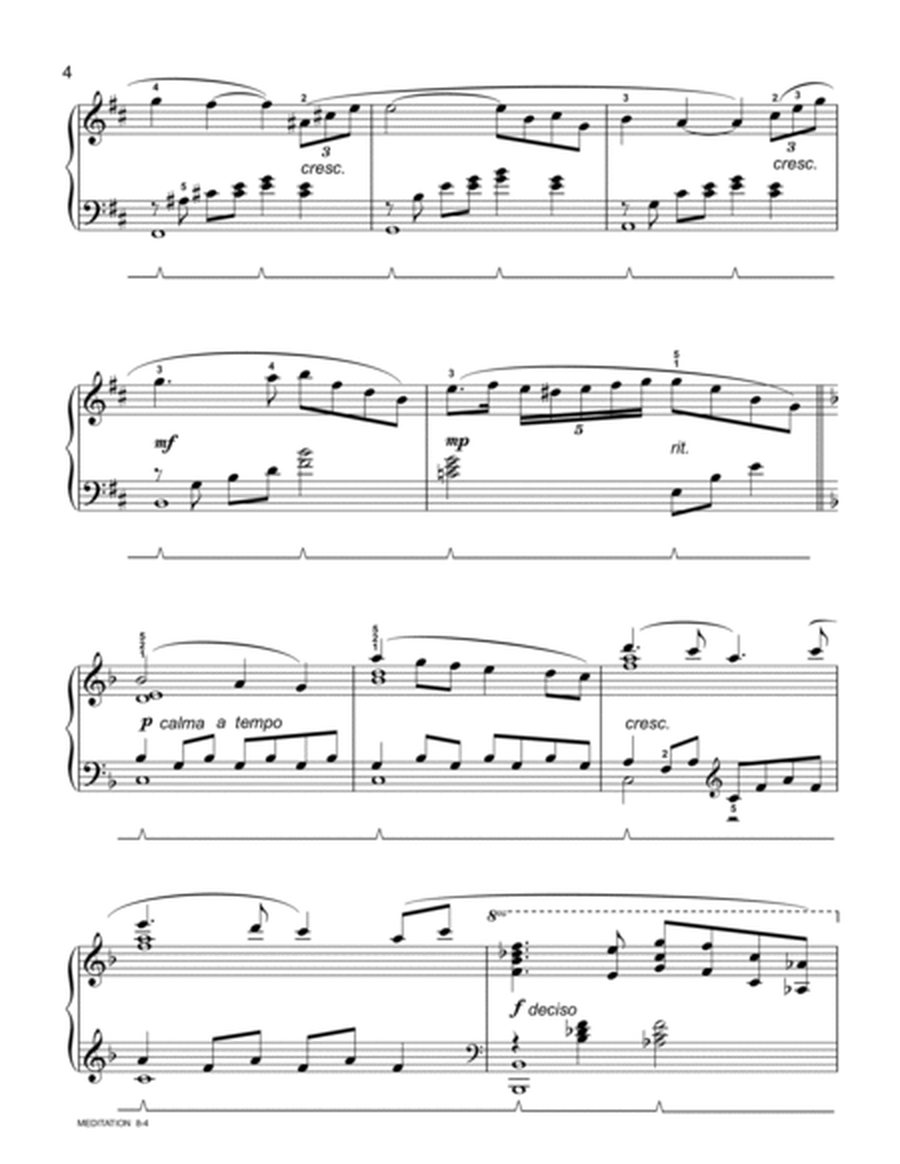 Meditation By Massenet Transcribed For Piano image number null