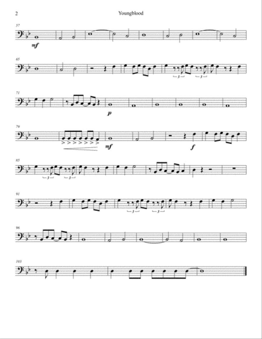Youngblood Youngblood Brass Ensemble scores gallery preview page 5