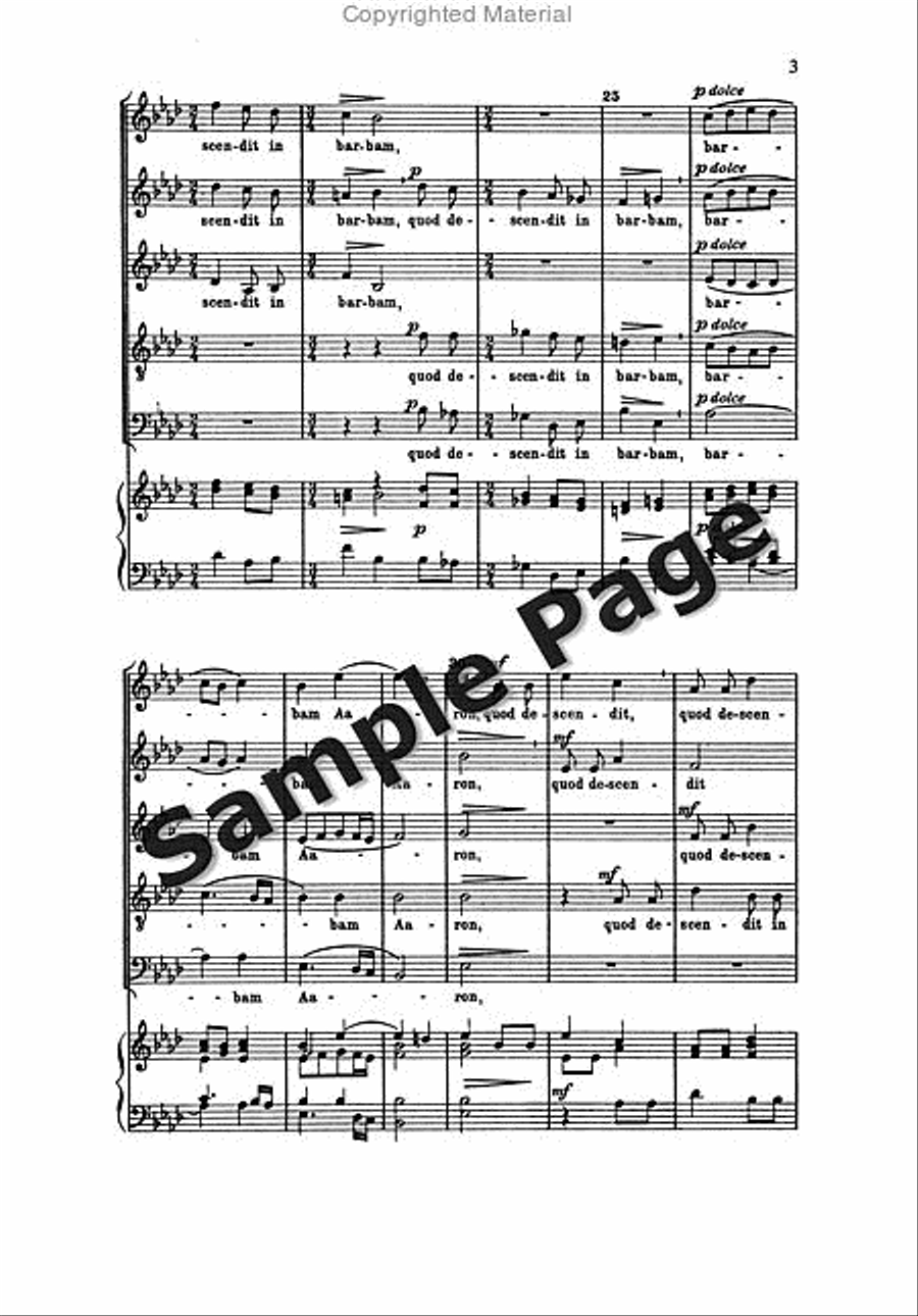 Hassler Hl Ecce Quam Bonum Mixed Choir scores gallery preview page 4