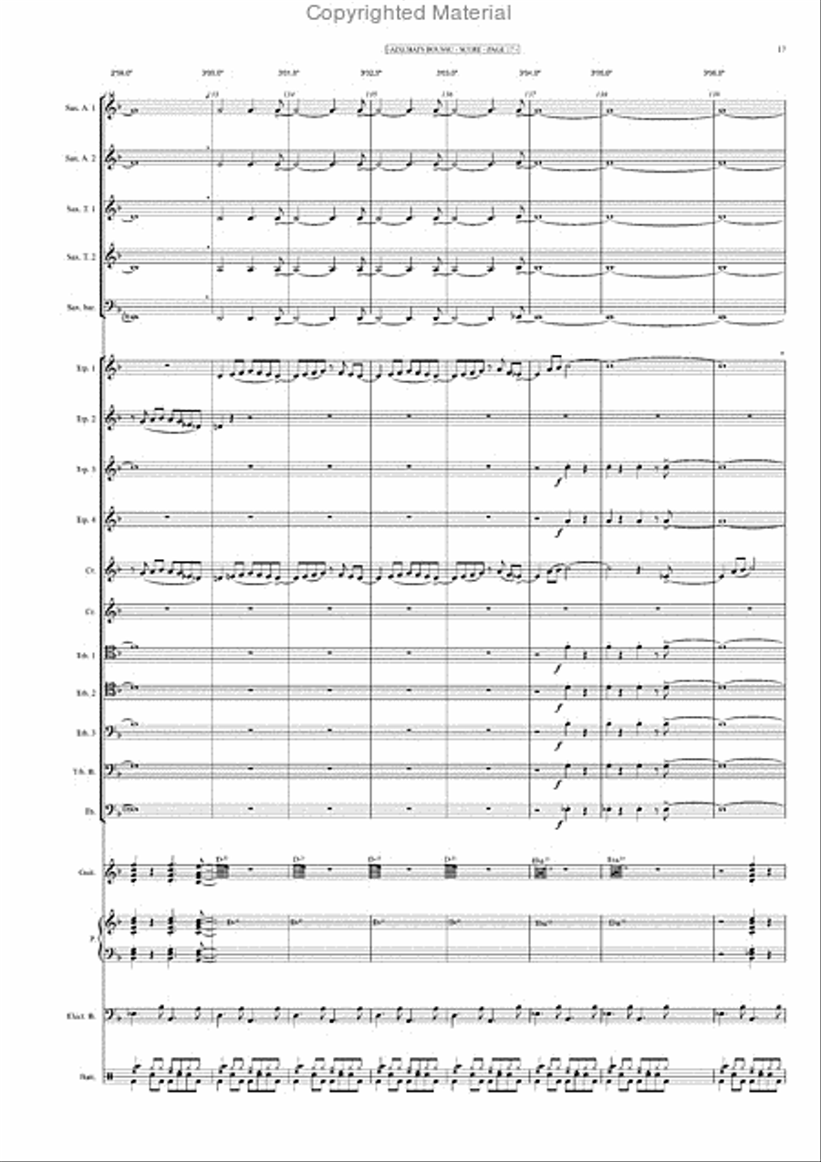 Adichats boussu Jazz Ensemble scores gallery preview page 18