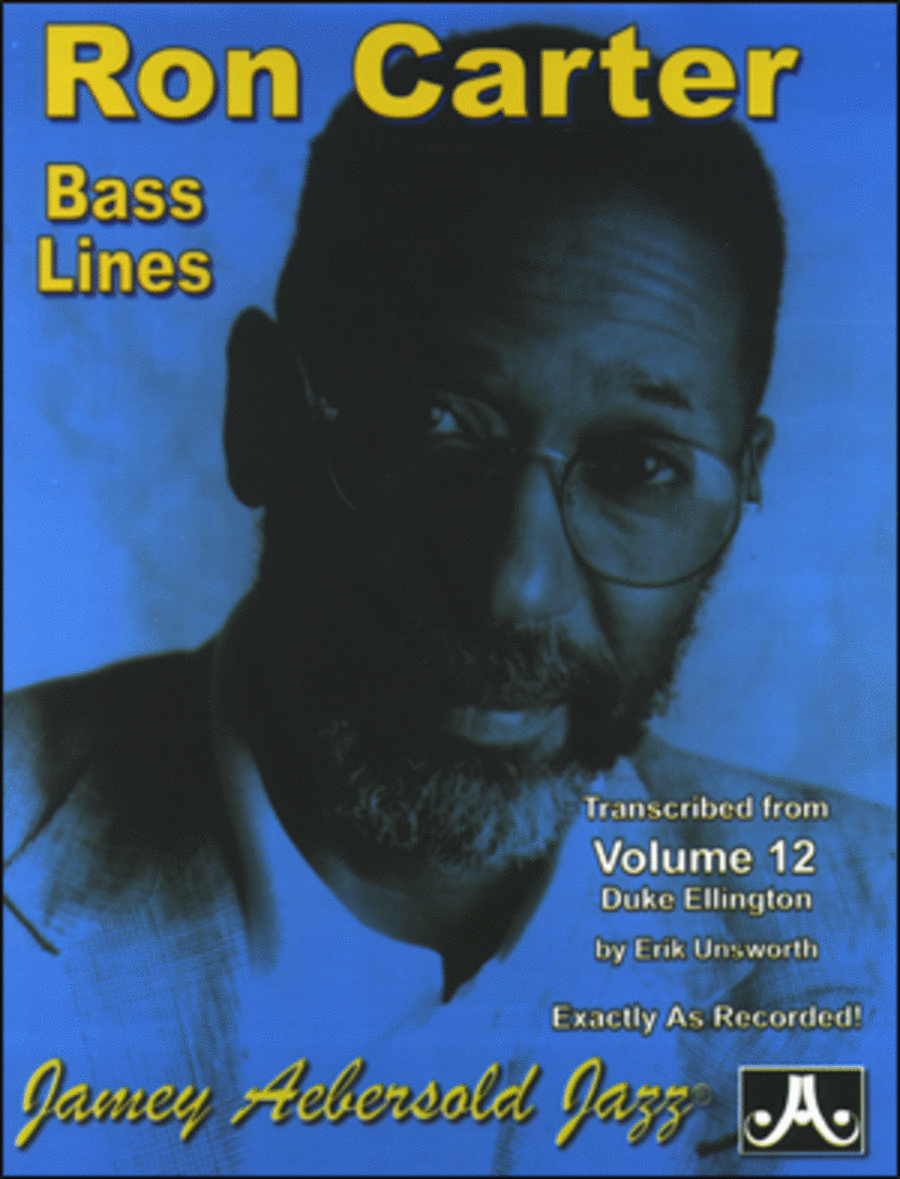 Ron Carter Bass Lines - Transcribed From Volume 12