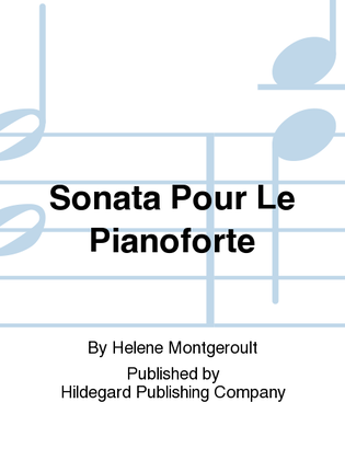 Book cover for Sonata Pour Le Pianoforte