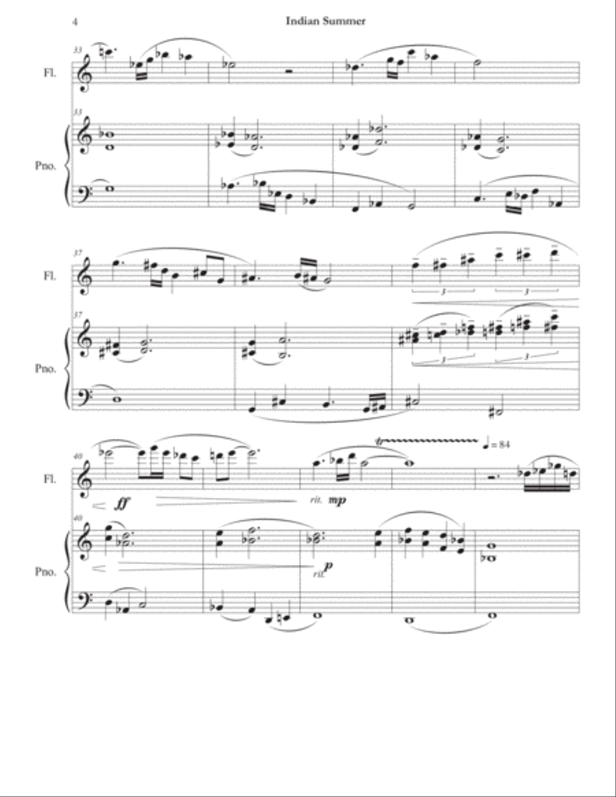 Indian Summer Indian Summer Flute Solo scores gallery preview page 5