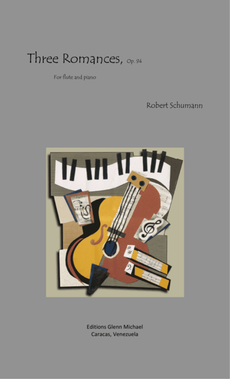 Schumann, 3 Romances for flute & piano Flute Solo scores gallery preview page 1