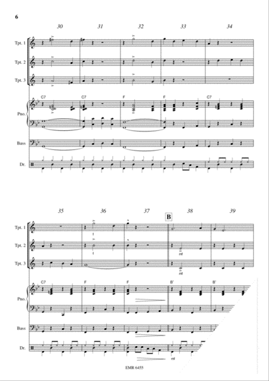 All Together All Together Trumpet Trio scores gallery preview page 6