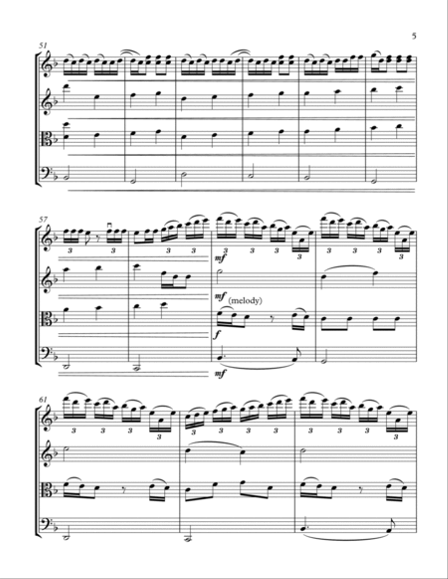 Black Swan String Quartet scores gallery preview page 5