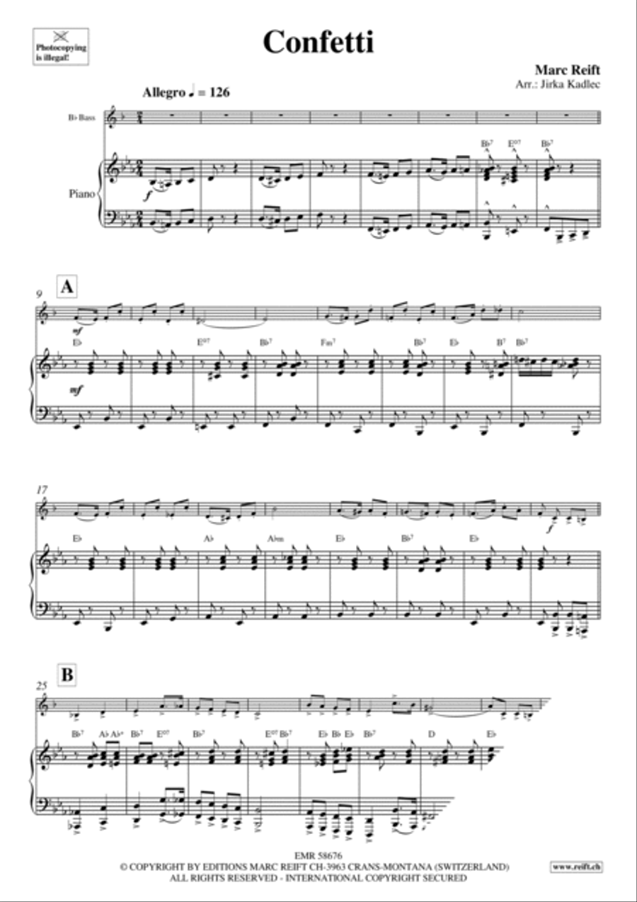 Confetti Confetti Voice Solo scores gallery preview page 4