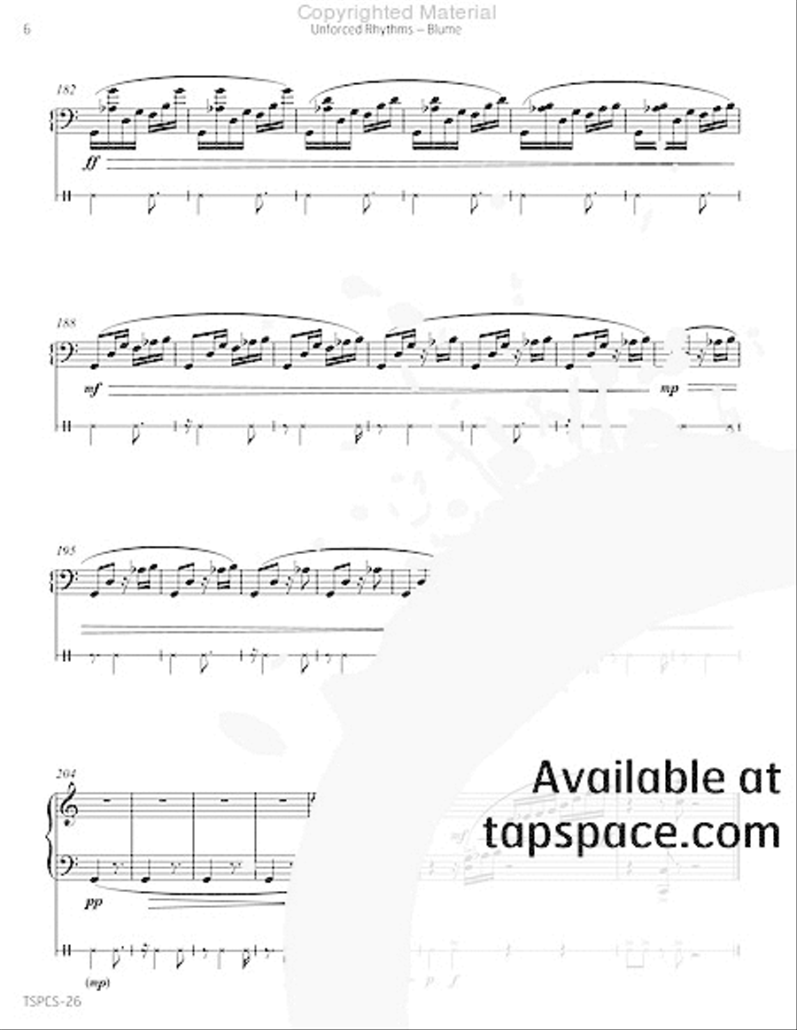 Unforced Rhythms Marimba scores gallery preview page 9