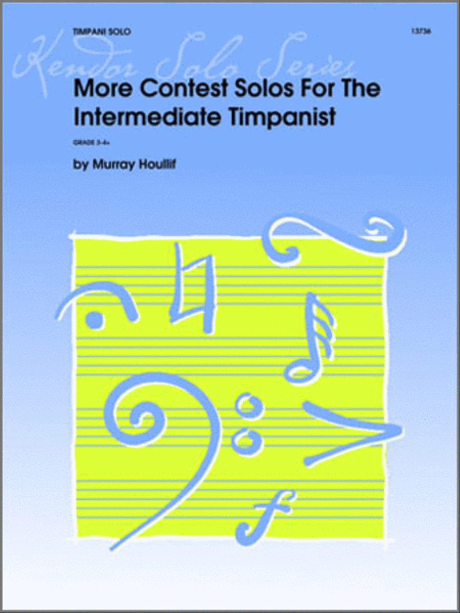 More Contest Solos For The Intermediate Timpanist Percussion scores gallery preview page 1