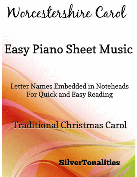 Worcestershire Carol Easy Piano Sheet Music