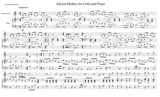 Advent Hymn Medley for Clarinet and Piano