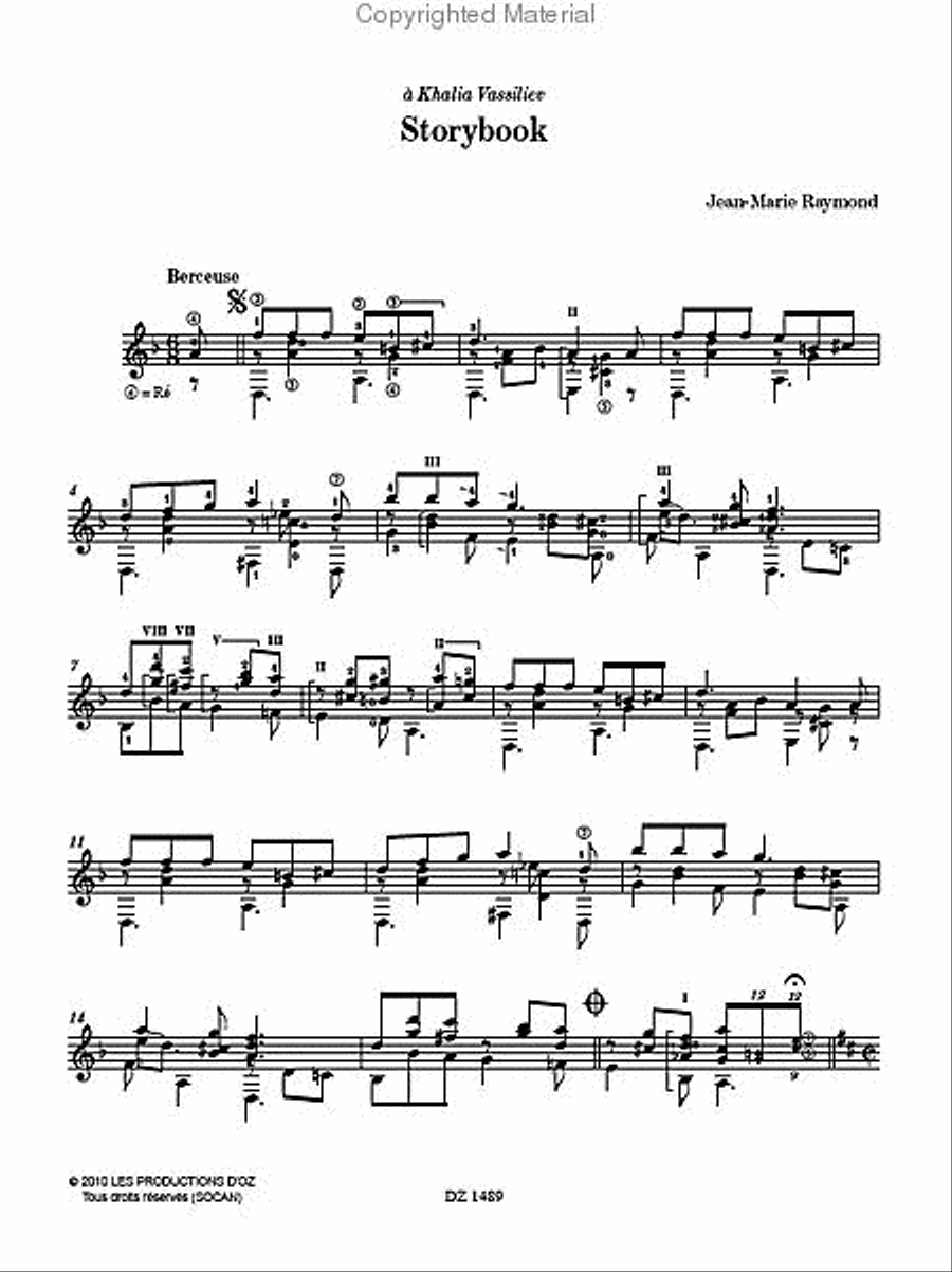 Storybook Classical Guitar scores gallery preview page 2