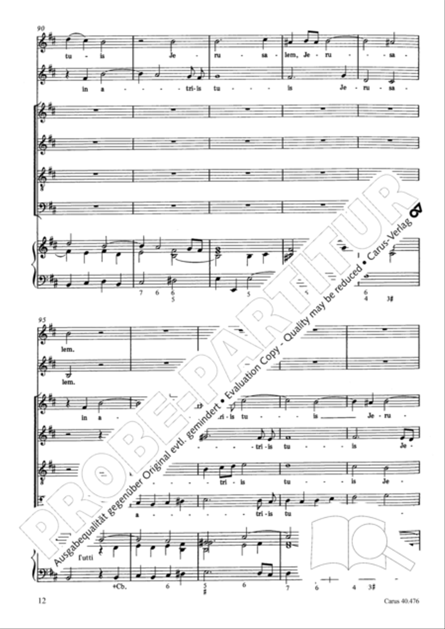 Psalm 121 (Laetatus sum) SA scores gallery preview page 13