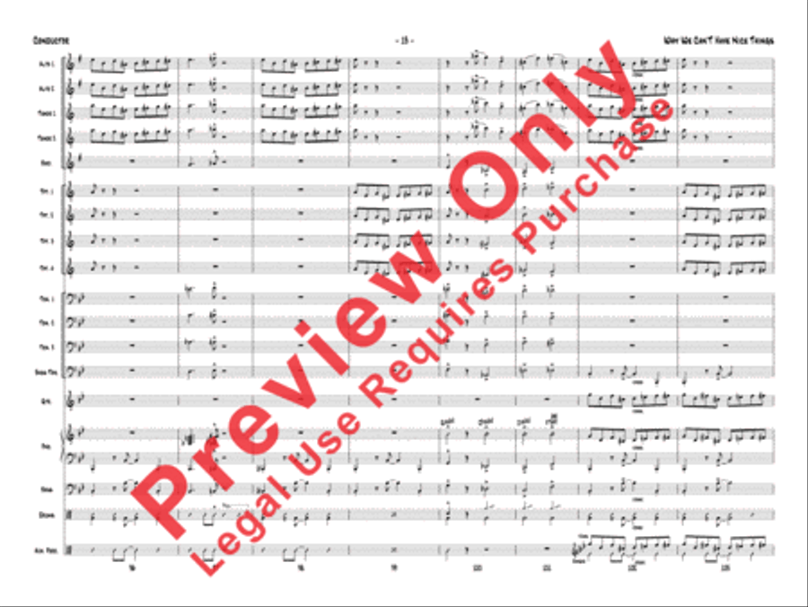 Why We Can't Have Nice Things Jazz Ensemble scores gallery preview page 14