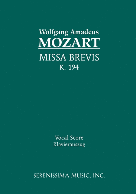Missa Brevis in D, K. 194 (186h)