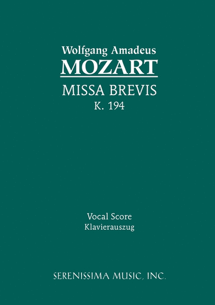 Missa Brevis, K.194