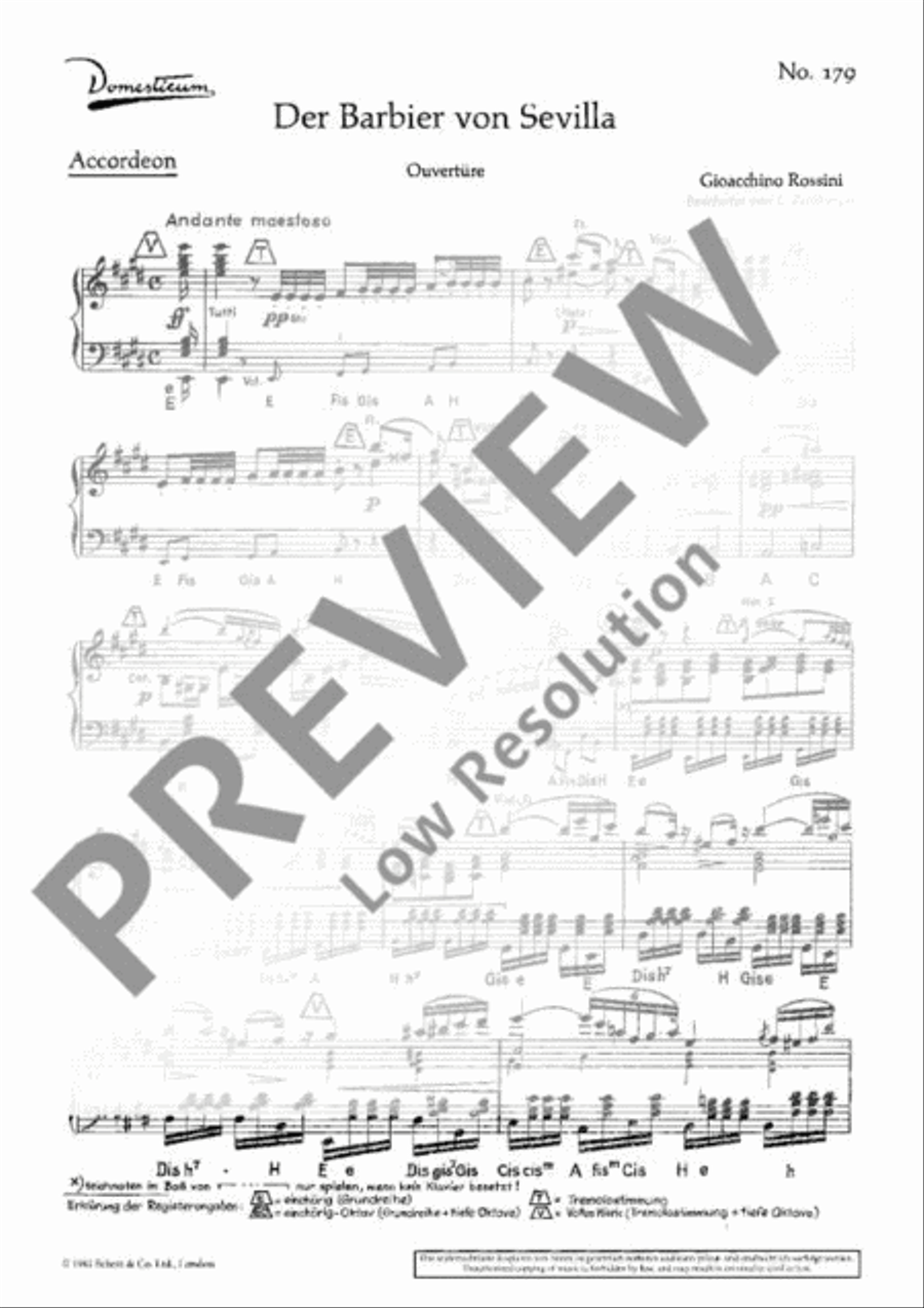 The Barber of Seville The Barber of Seville Orchestra scores gallery preview page 12