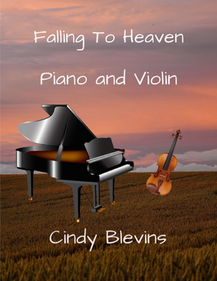 Book cover for Falling to Heaven, for Piano and Violin