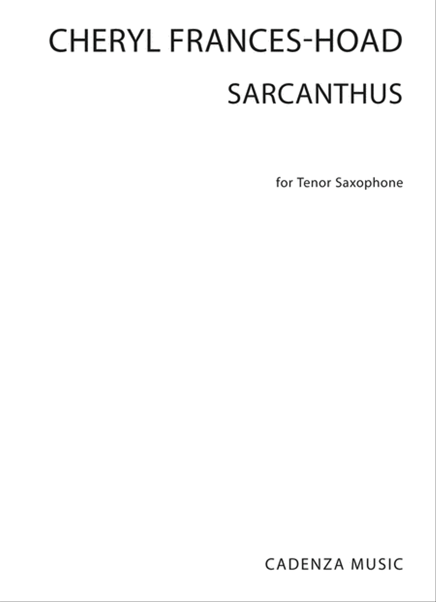 Sarcanthus Sarcanthus Tenor Saxophone scores gallery preview page 1