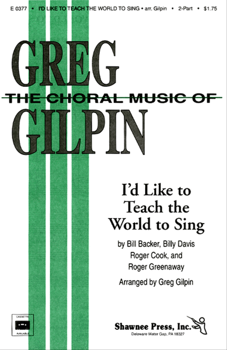 I'd Like to Teach the World to Sing 2-Part scores gallery preview page 1