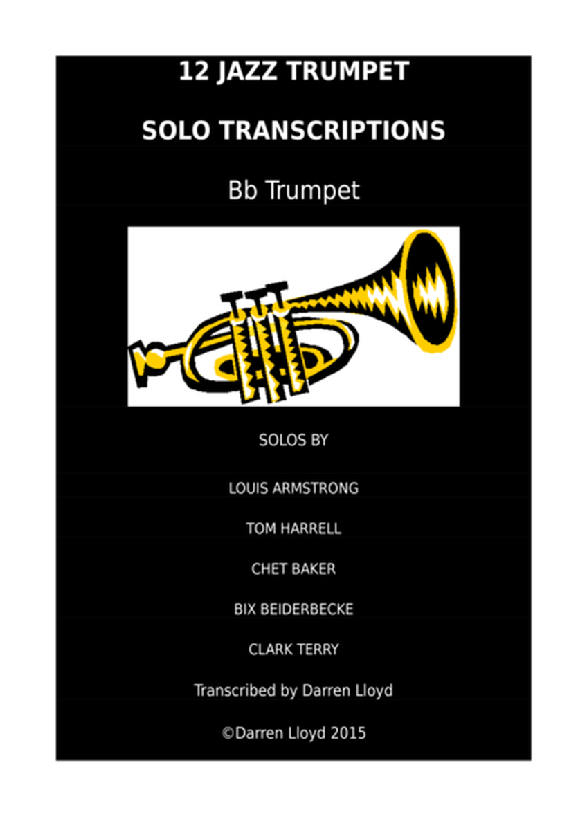 12 JAZZ TRUMPET SOLO TRANSCRIPTIONS for Bb TRUMPET image number null