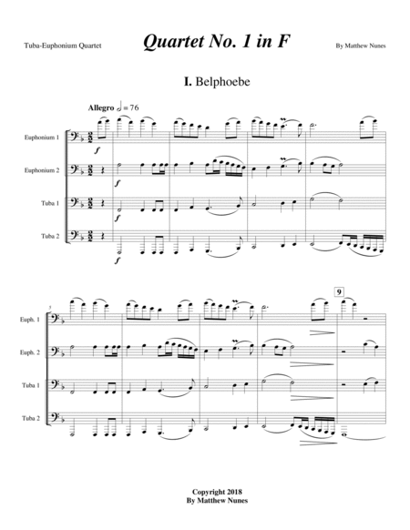 Quartet in F for Tuba-Euphonium Quartet image number null