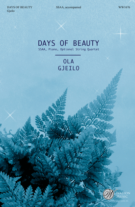 Book cover for Days of Beauty (SSAA)