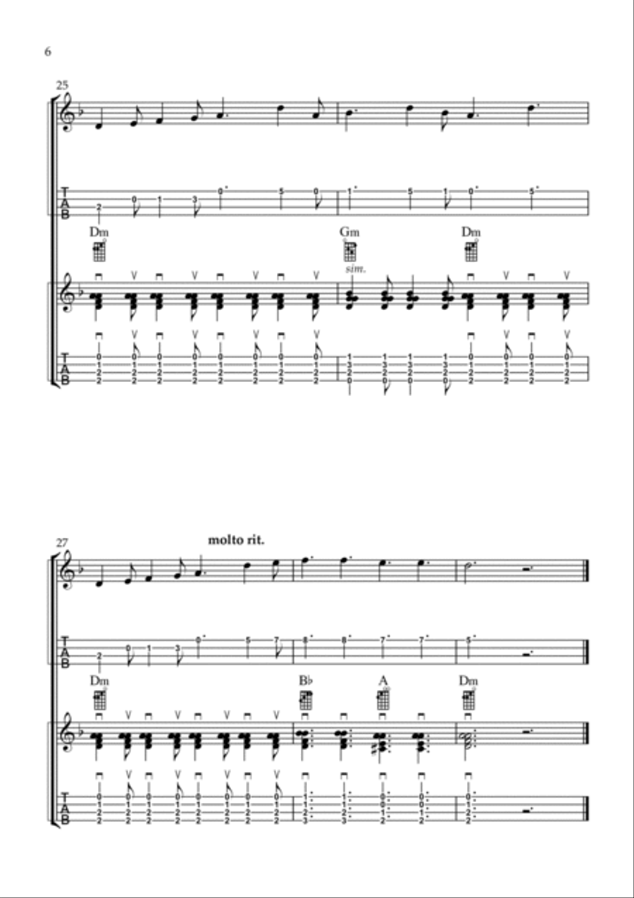 Charlie is my Darling Ukulele scores gallery preview page 6
