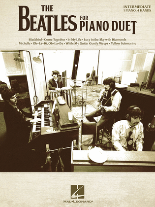 Book cover for The Beatles for Piano Duet