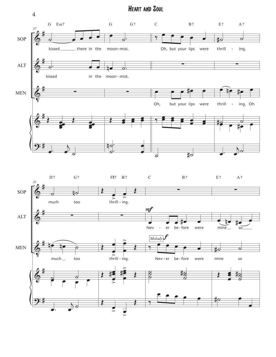 Heart and Soul 3-Part scores gallery preview page 4