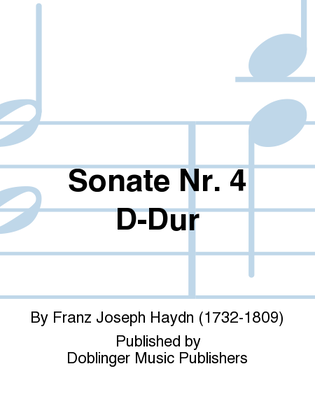 Sonate Nr. 4 D-Dur