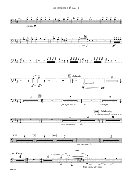 Russian Christmas Music: (wp) 3rd B-flat Trombone B.C.