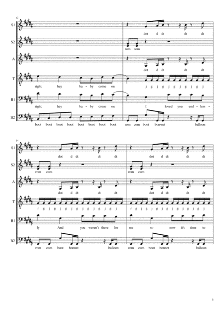 Bye Bye Bye Divisi scores gallery preview page 3
