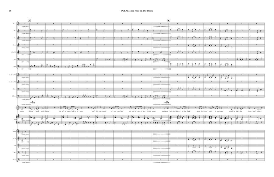 Put Another Face on the Moon (Instrumental) - Score Only