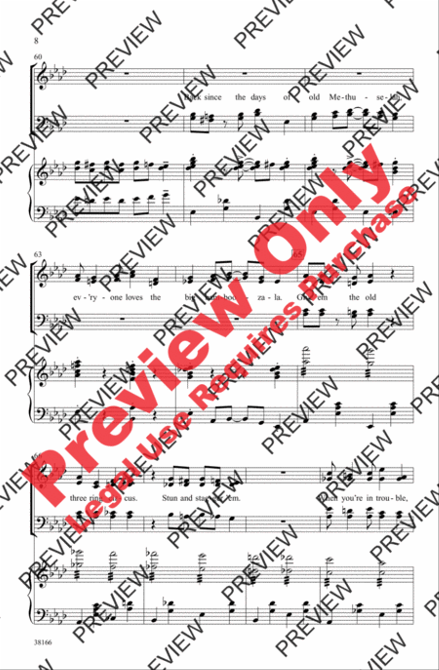 Razzle Dazzle 4-Part scores gallery preview page 8
