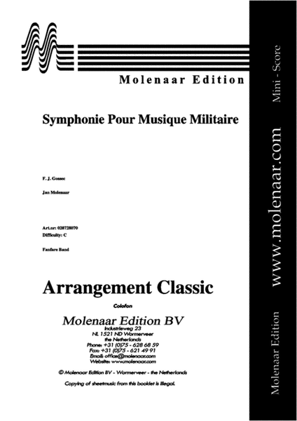 Symphonie Pour Musique Militaire