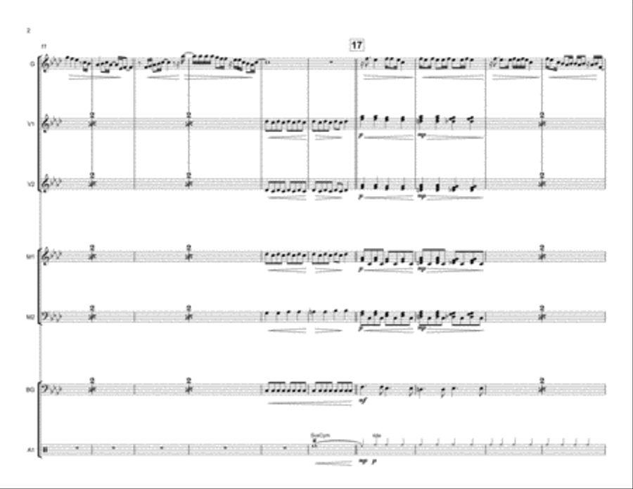Dream On Percussion Ensemble scores gallery preview page 3