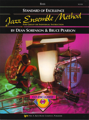Book cover for Standard of Excellence Jazz Ensemble Book 1, Bass