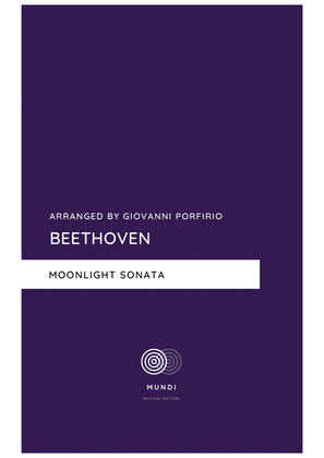 Book cover for Moonlight Sonata, for Clarinet Bb and Piano (Short Version)