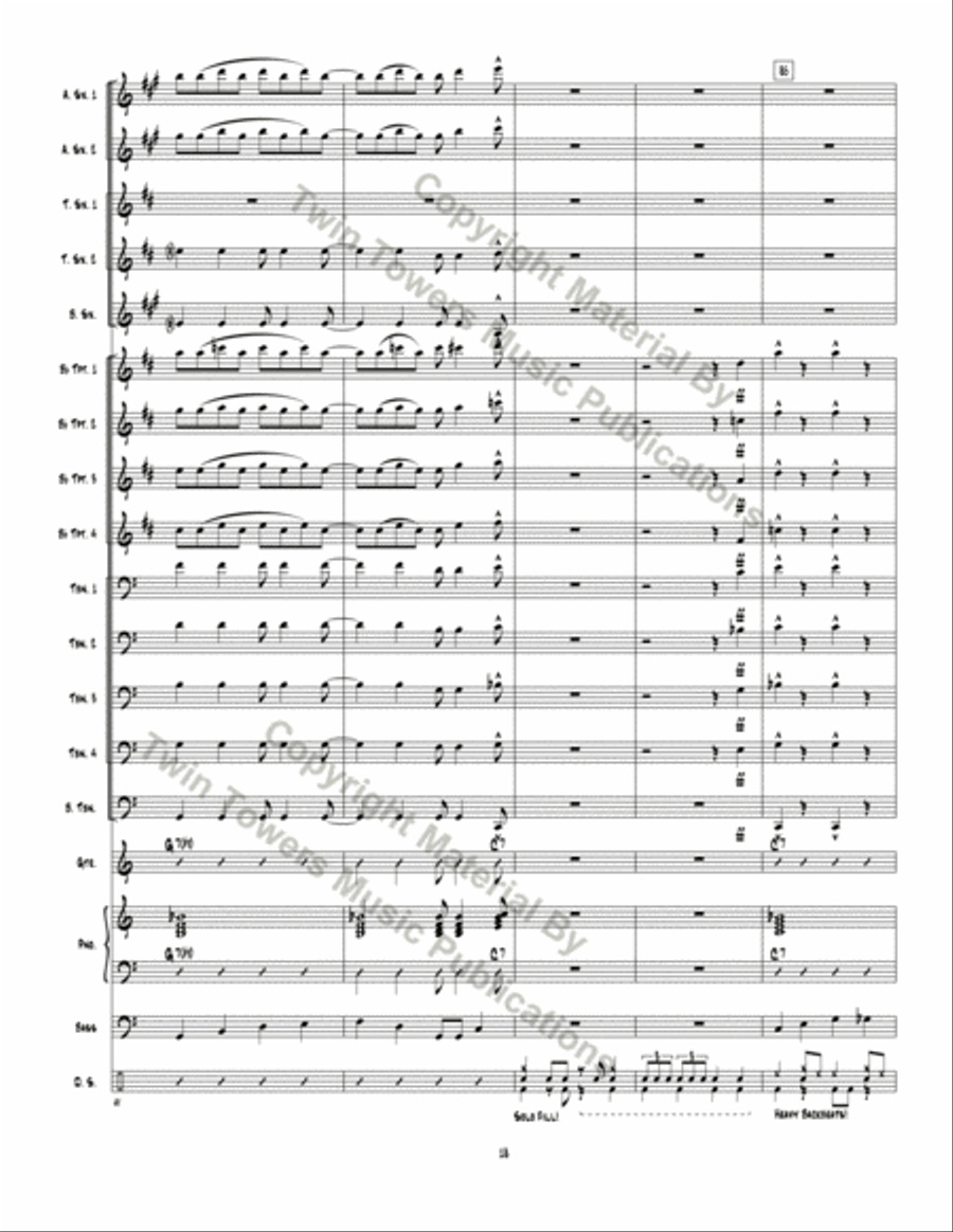 Super 20 Stomp Super 20 Stomp Jazz Ensemble scores gallery preview page 19