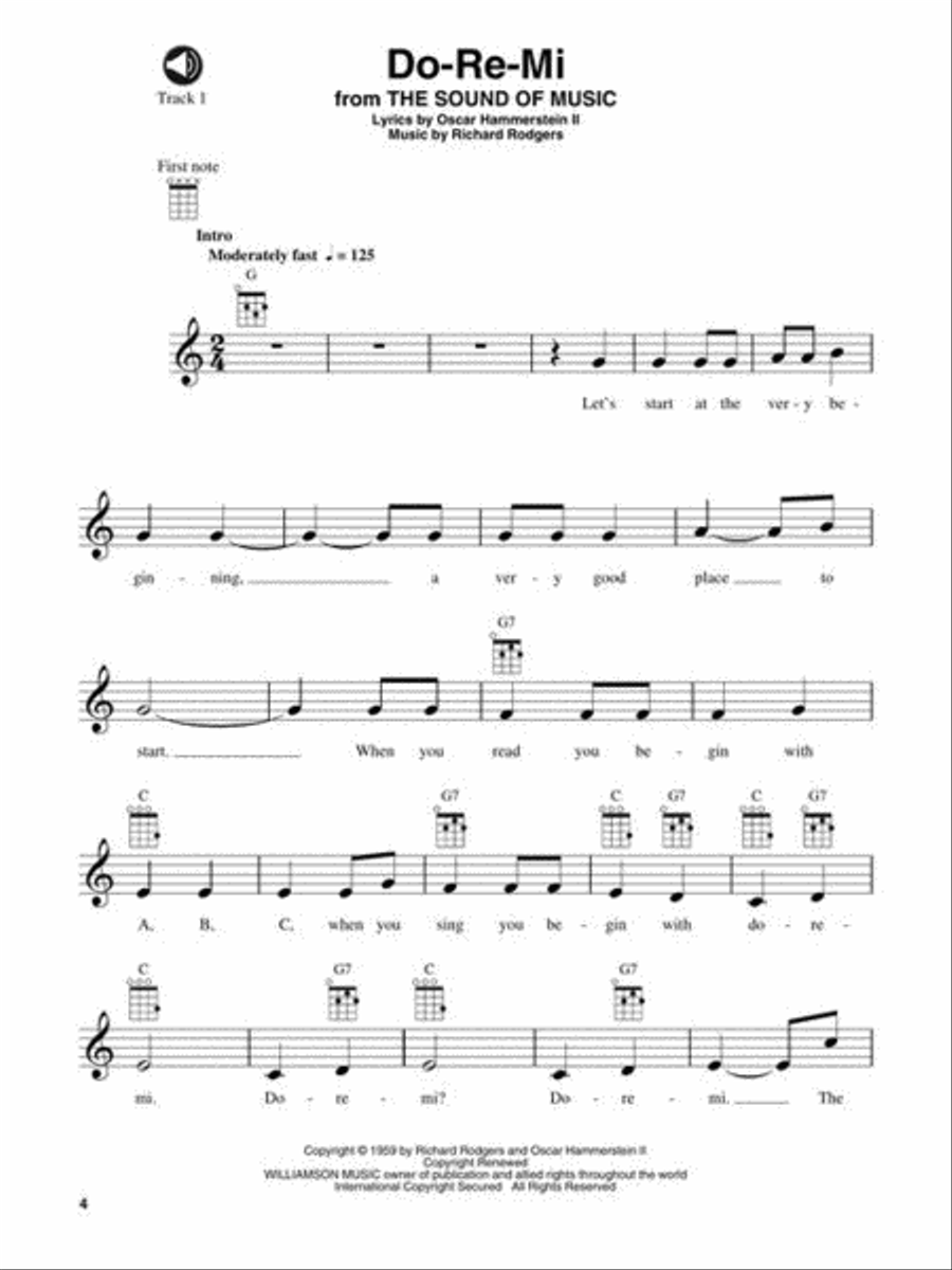 Children's Songs Ukulele scores gallery preview page 4