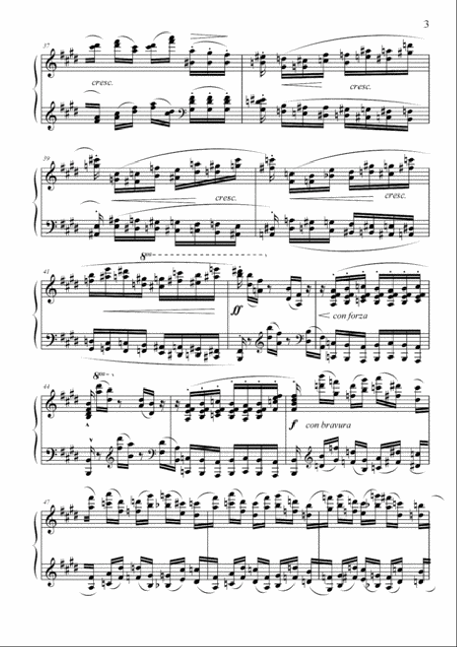 Etude Op. 10 No. 3 (Tristesse) Piano Method scores gallery preview page 3