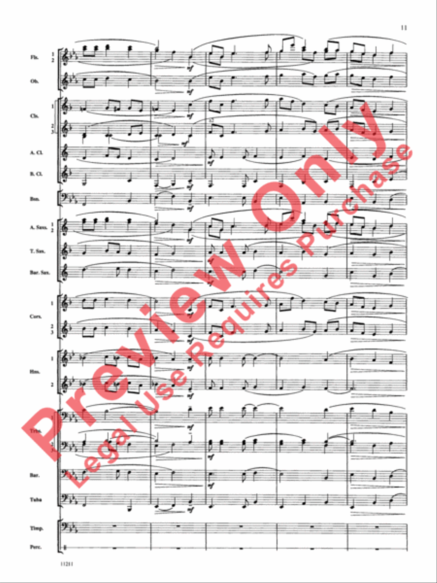 Petty Harbour Bait Skiff Concert Band scores gallery preview page 12