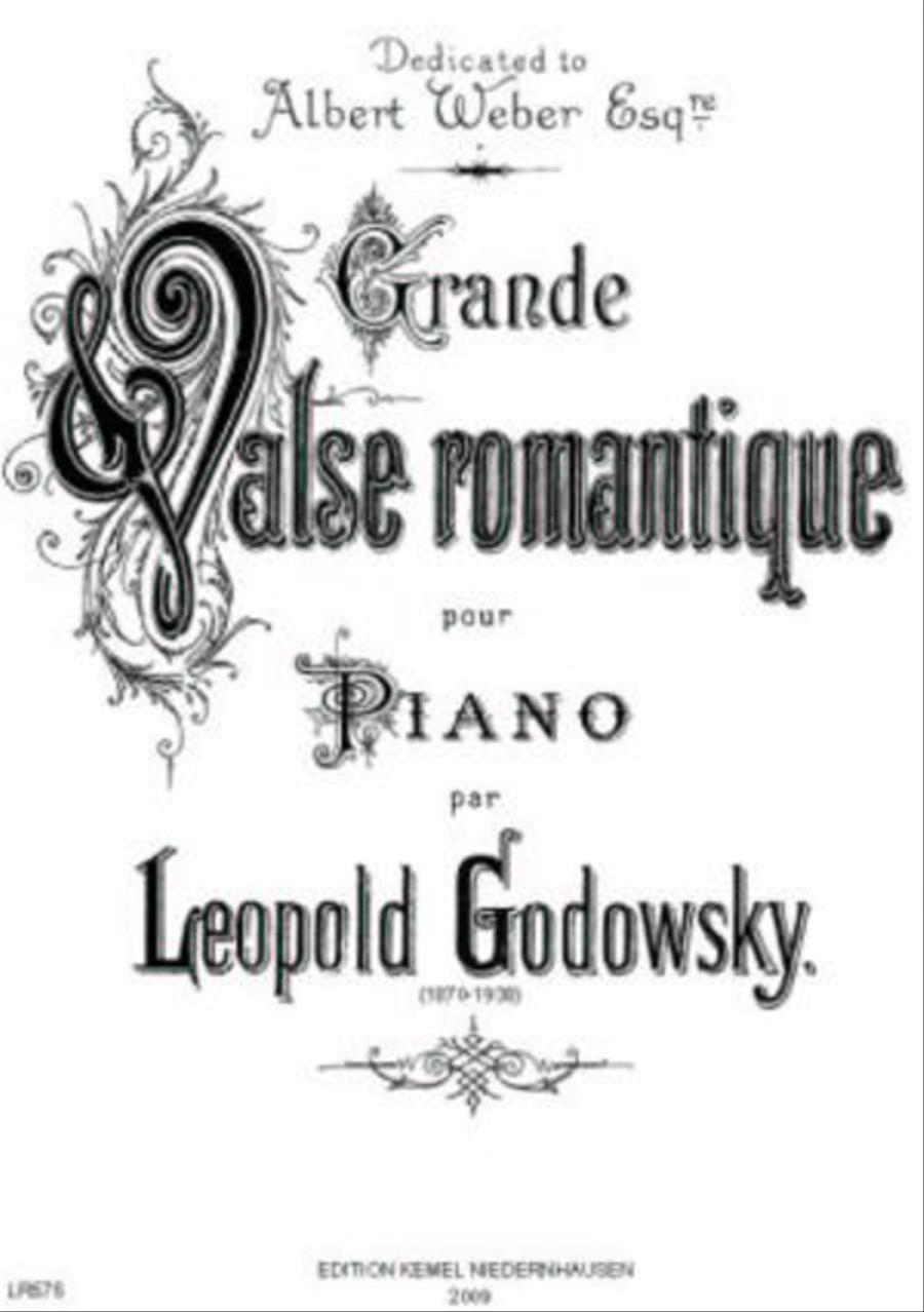 Grande valse romantique Piano Solo scores gallery preview page 1