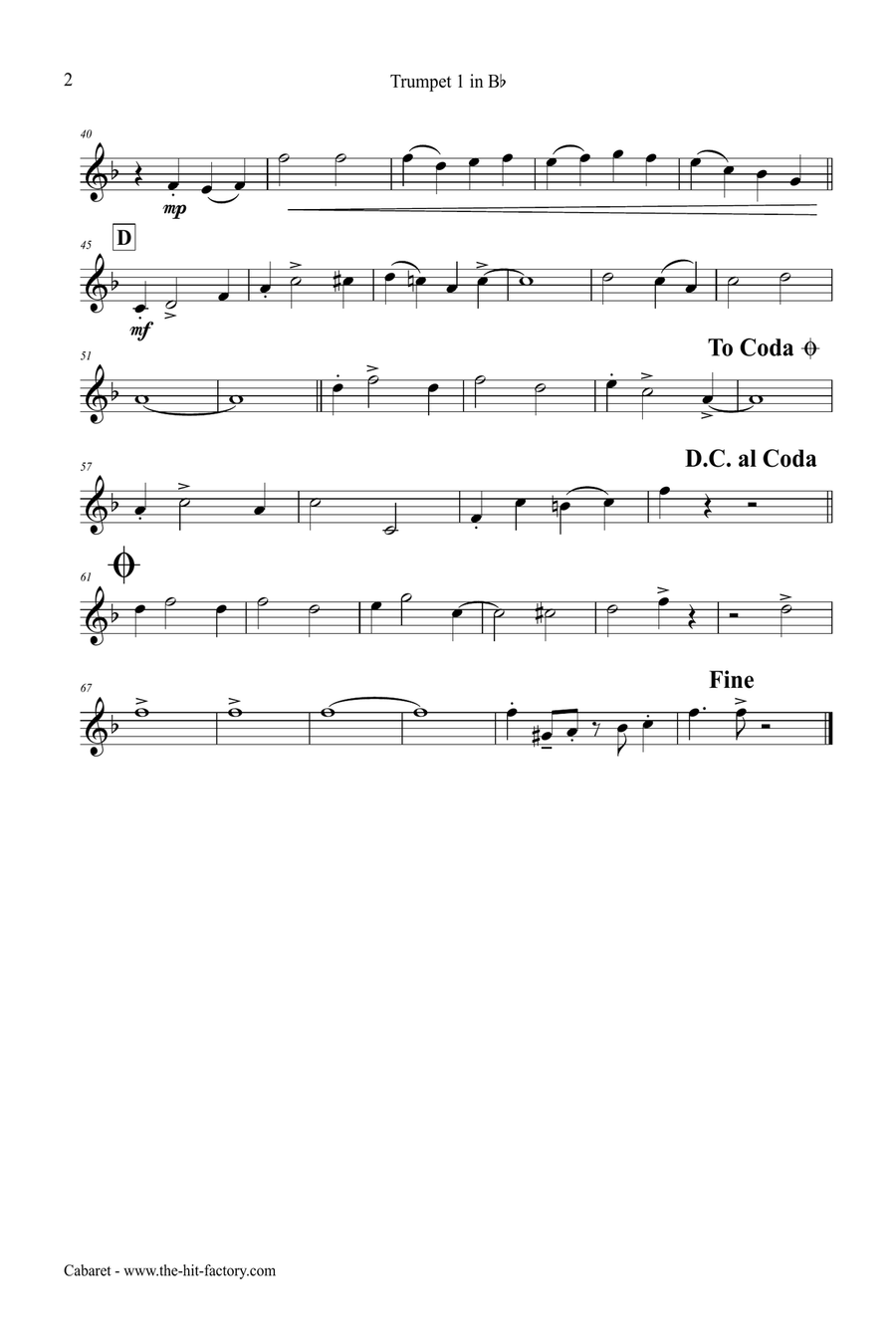 Cabaret Brass Quartet scores gallery preview page 6